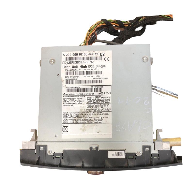 SISTEMA AUDIO/ RADIO CD, MERCEDES CLASE C (204)