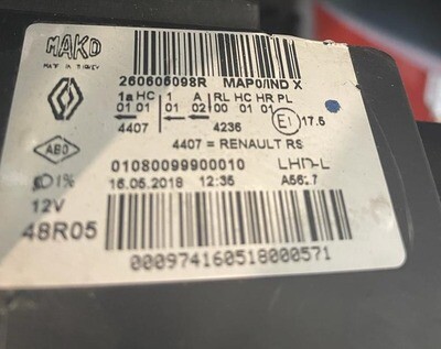 Frente completo Renault Clio IV 2018