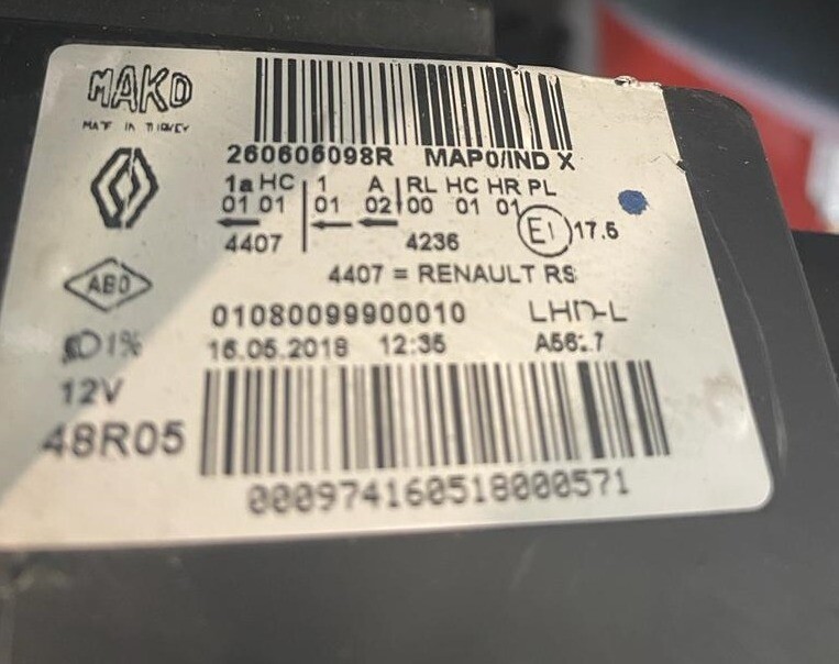 Frente completo Renault Clio IV 2018