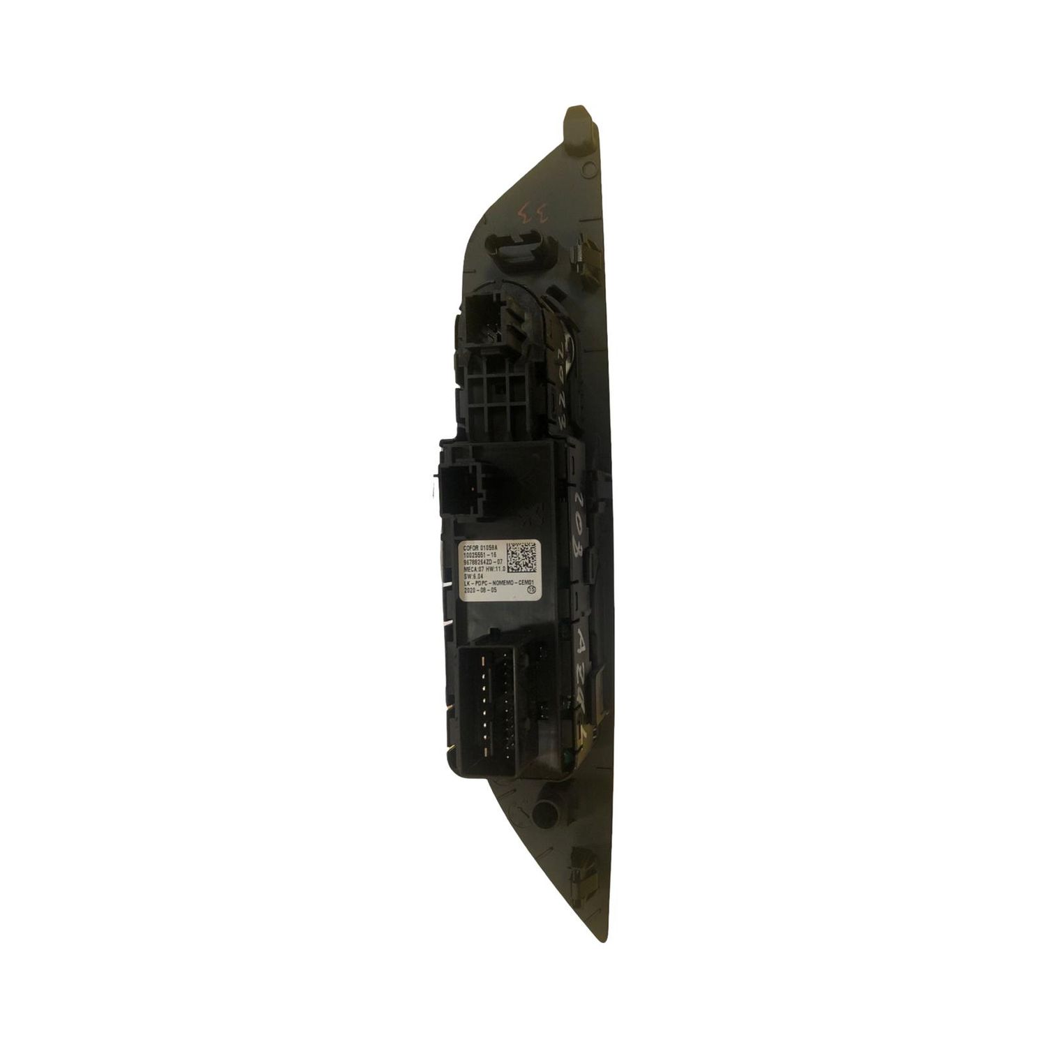 MANDO ELEVALUNAS DELANTERO IZQUIERDO, PEUGEOT 208 REF: 96788264ZD