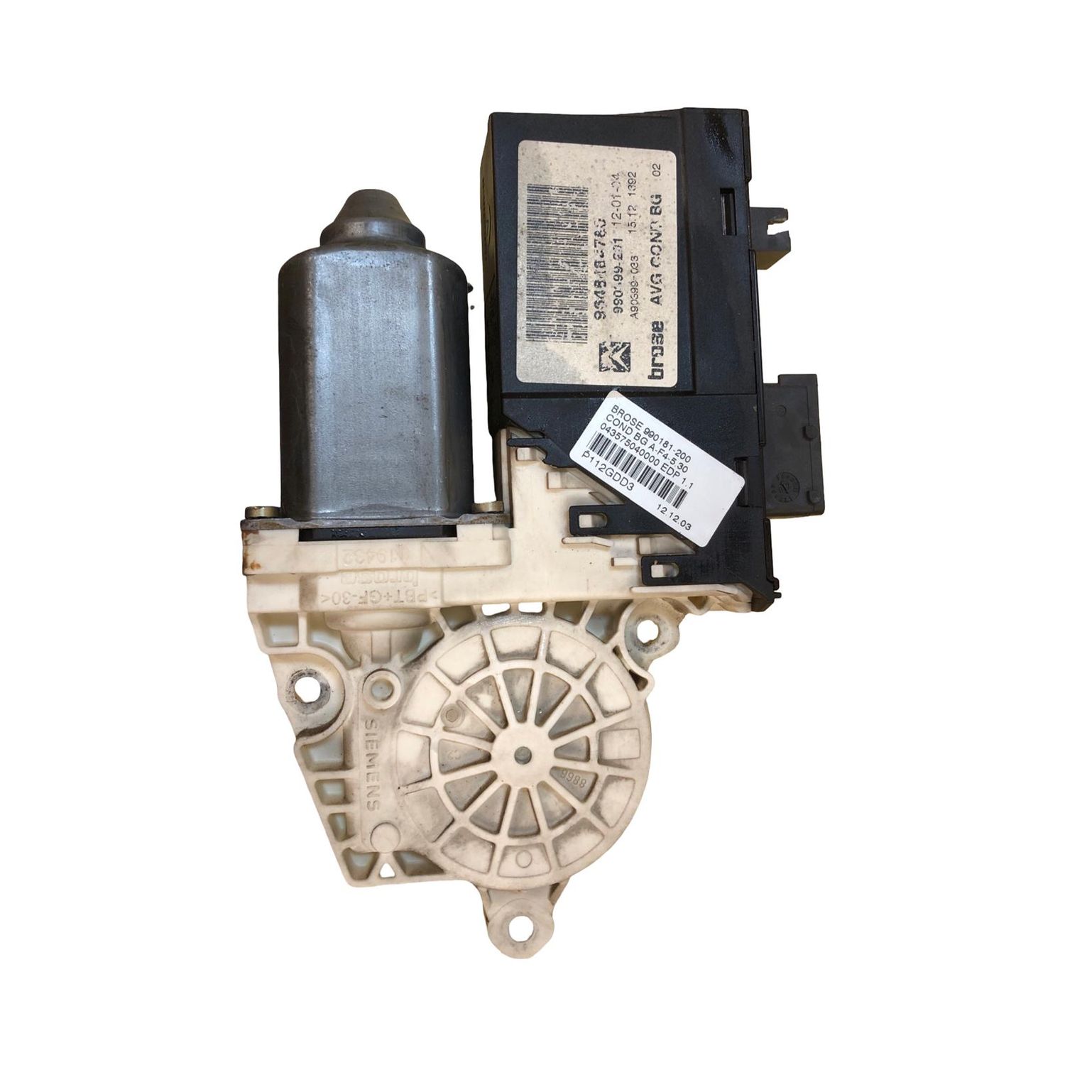 MOTOR elevalunas delantero izquierdo , Citroen C5 ref: 9648484780