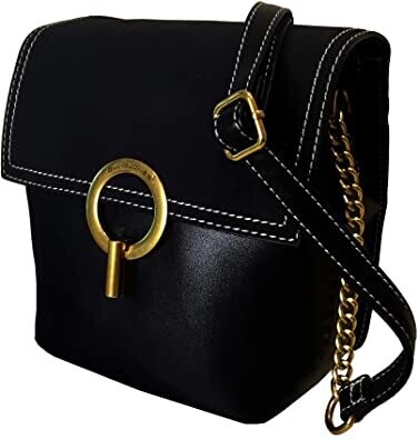 David Jones Black Shoulder Bag