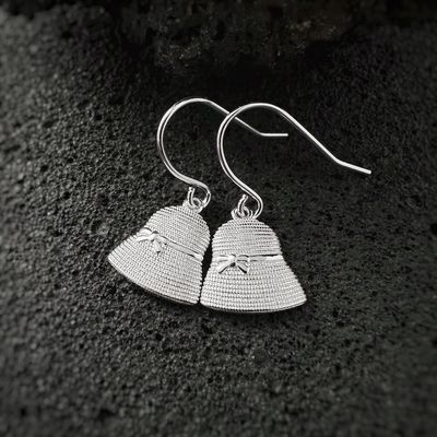 La Graciosa Hut Ohrringe silber an Haken