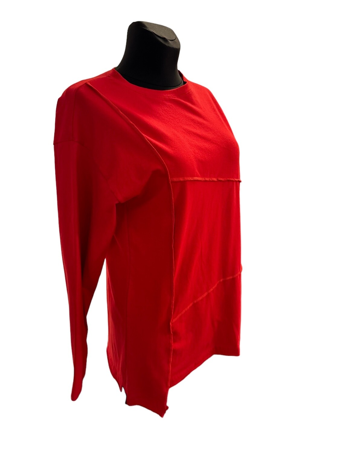 Roter Pullover Von Xatko. Made In Georgia. One Size. 100%  Baumwolle .
