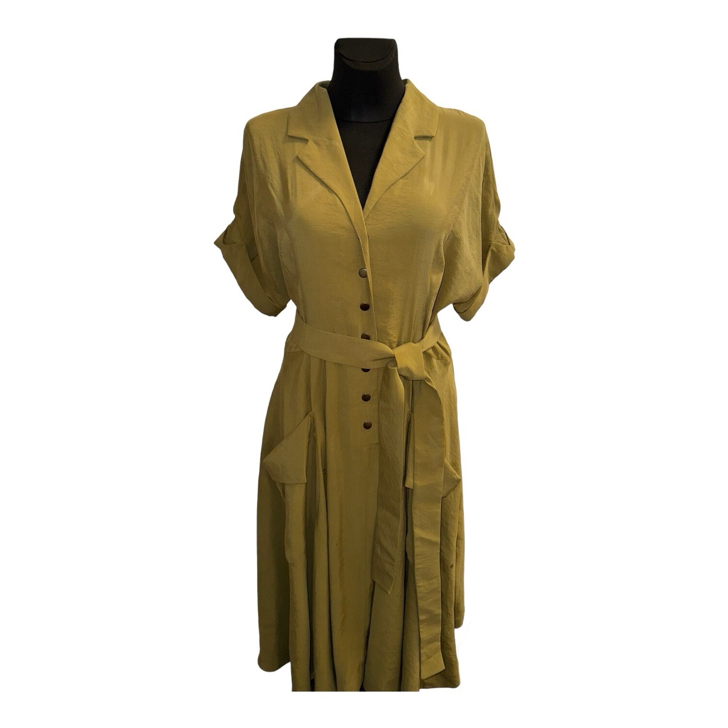 Kleid Katrin, 100% Baumwolle, Gr. XL (L), M (=S). Kleingeschnitten.