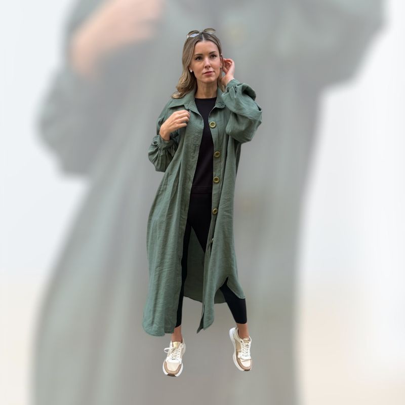 Übergangsmantel, Bambus, one size, ALRI by Natia, made in Georgia