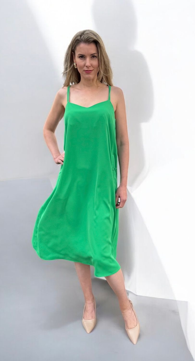 Sommerkleid, ALRI by Katrin, grün, 100% Viscose, made in Georgia