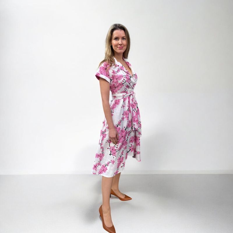 Kleid &quot;Sakura&quot;, Alri by Katrin, 100% Baumwolle, one size (von S-L), made in Georgia