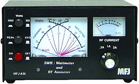 MFJ-836H Wattmeter and RF Watt meter