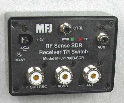 MFJ-1708B-SDR, SDR RF SENSING T/R SWITCH WITH SO-239