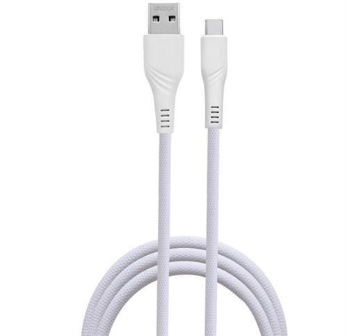 Ezra UsbA To TypeC 3A 1meter White Fast Charge