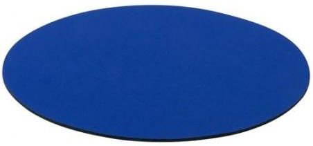 BLUE SPHERE ROUND MOUSE PAD, 18CM