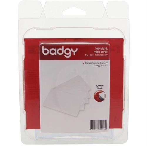 Evolis PVC Cards x100 - Thick