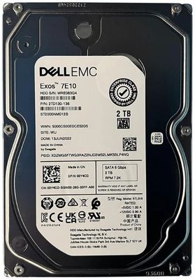 DELL EXOS 7E10 2TB ENTERPRISE SATA HDD