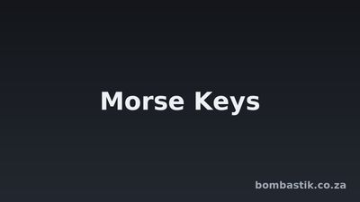 Morse Keys