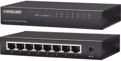 Intellinet 8 Port Fast Ethernet Office Switch