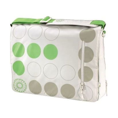 Hama 17 Inch Messenger Notebook Bag Green and