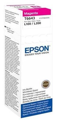 Epson T6643 Magenta Ink Bottle 70ml For L110 L300