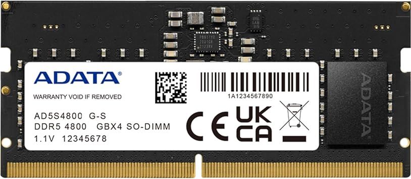 Adata 32GB DDR5 4800MHz 262pin SO-DIMM ECC