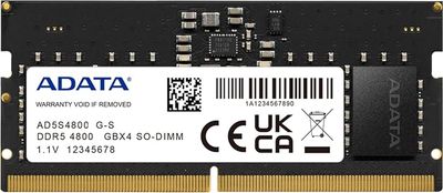 Adata 32GB DDR5 4800MHz 262pin SO-DIMM ECC