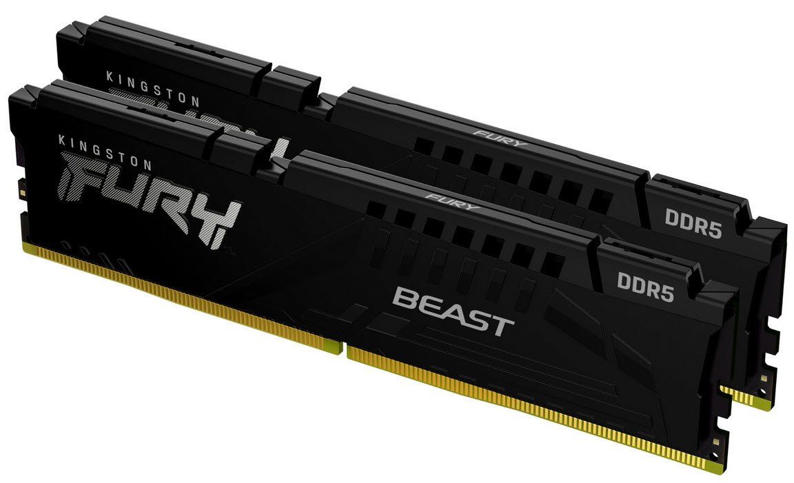 Kingston Fury Beast 16GB x2 Kit (32Gb) DDR5-5\6800MT/s Desktop Memory