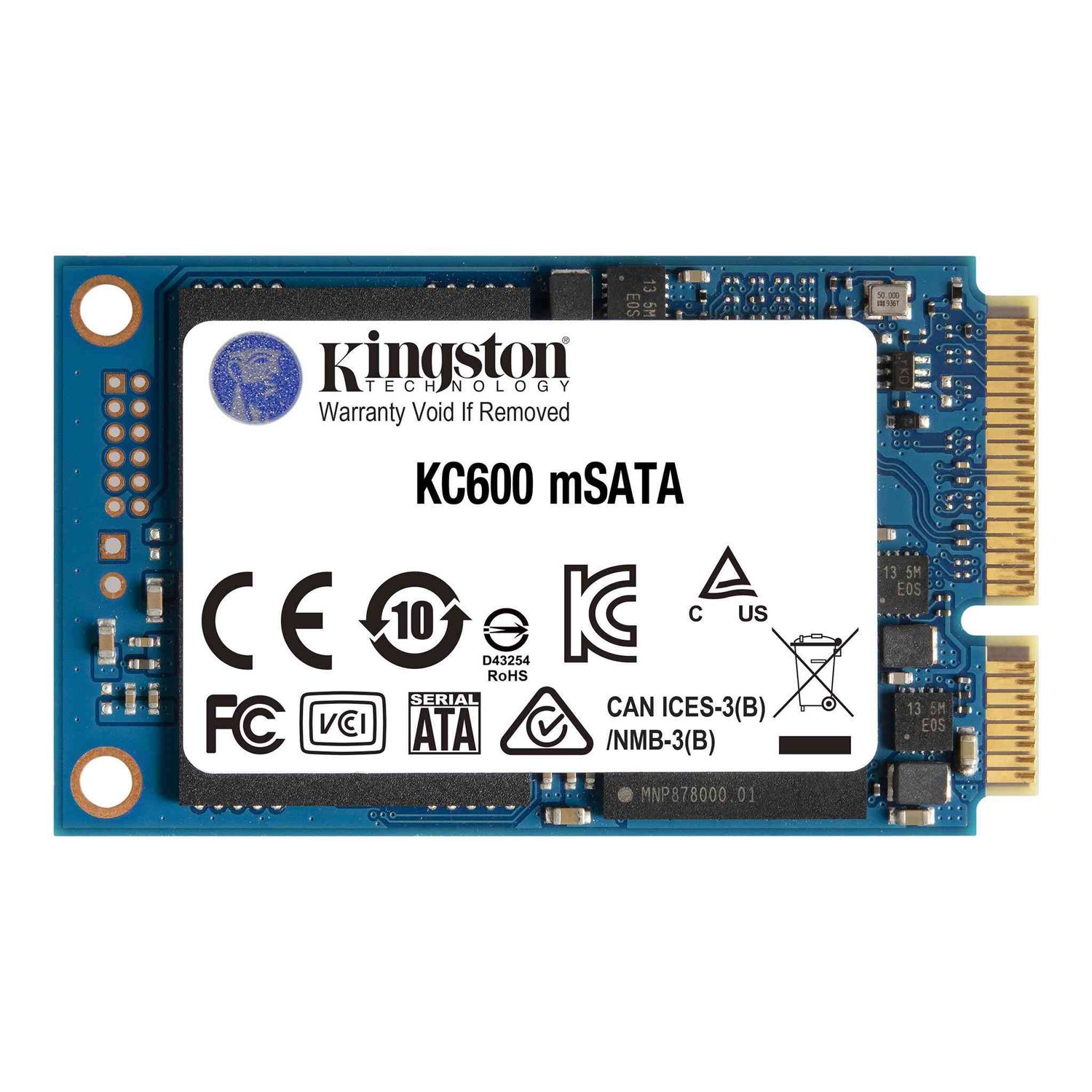 ​Kingston KC600 256GB mSATA 3D TLC SSD SATA6G