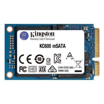 Kingston mSATA 3D TLC 256Gb KC600 SSD SATA6G