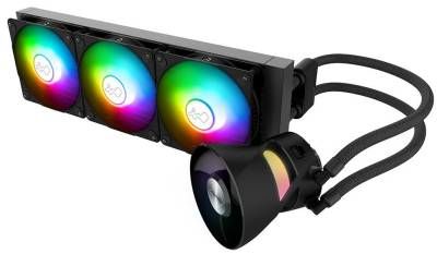 ​In-win BR36 RGB 360mm Cpu Water Cooling  3+1 fans system with one-click controller