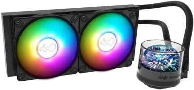 ​In-win NR24 Nebula RGB 240mm Cpu Water Cooling with one-click controller
