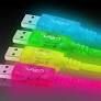 ​Vizo starlet 2m usb 2.0 cable ( type A - type B ) - UV+Led Red, retail pack
