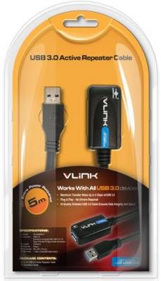 Usb 3.0 cable 5m Extension cable ( type A male - type A female ) active