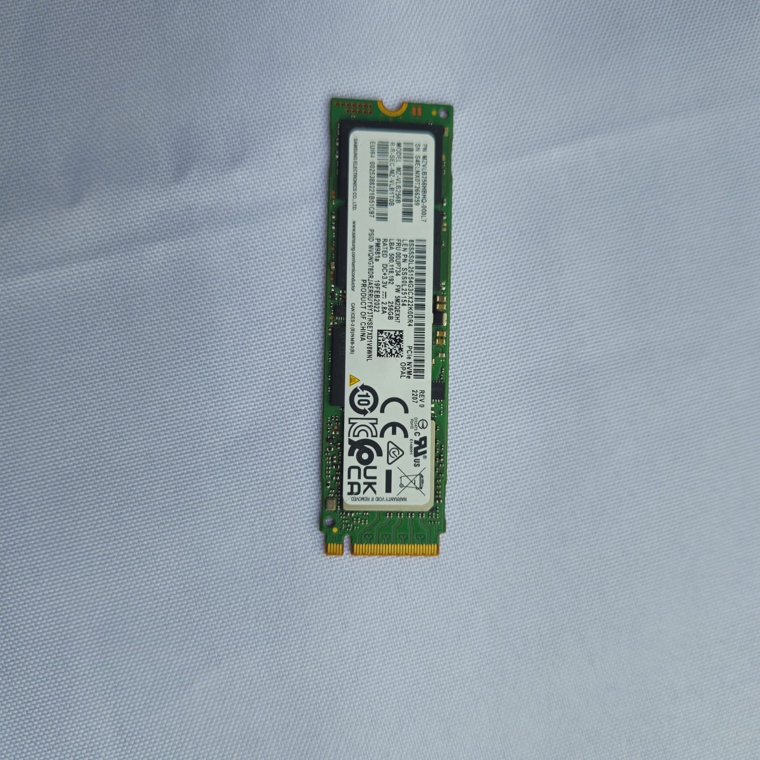 SPECIAL = 256GB m.2 NVMe SSD