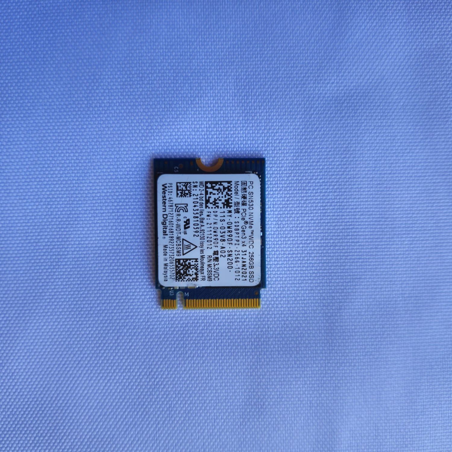 SPECIAL = 256GB m.2 NVMe SSD Msata