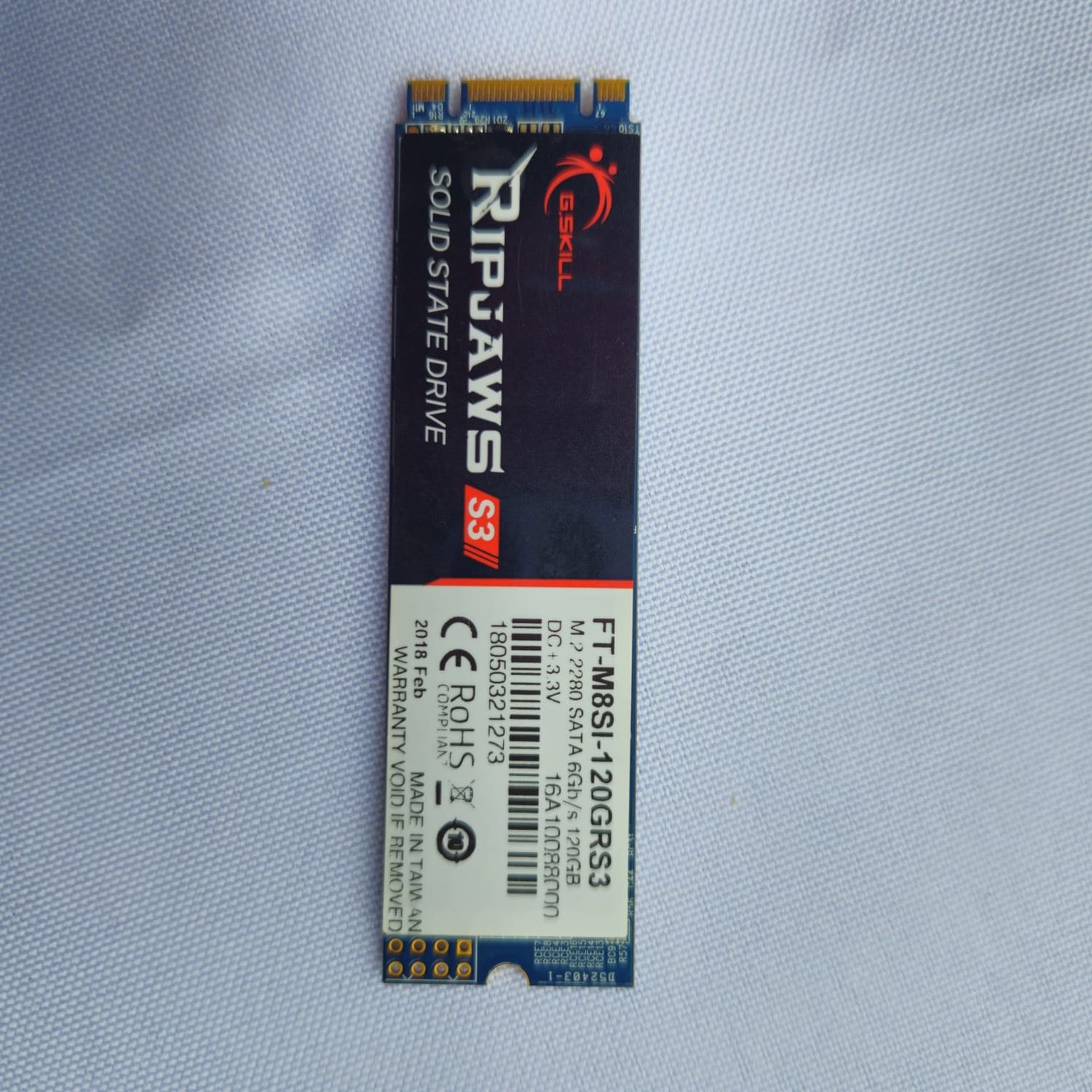 SPECIAL = Gskill 120GB m.2 NVMe SSD