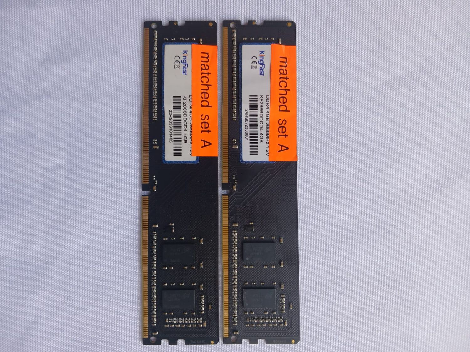 Kingfast matched pair 2x4GB (8GB) ddr4 2666MHz