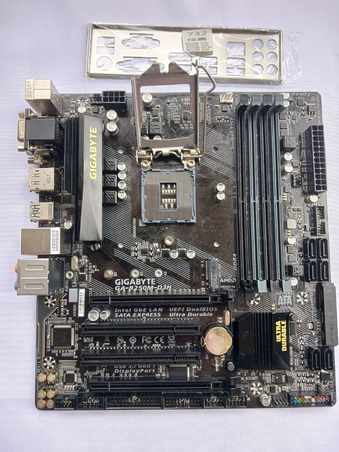 Motherboard Gigabyte GA-B250M-D3H 6 and 7th gen