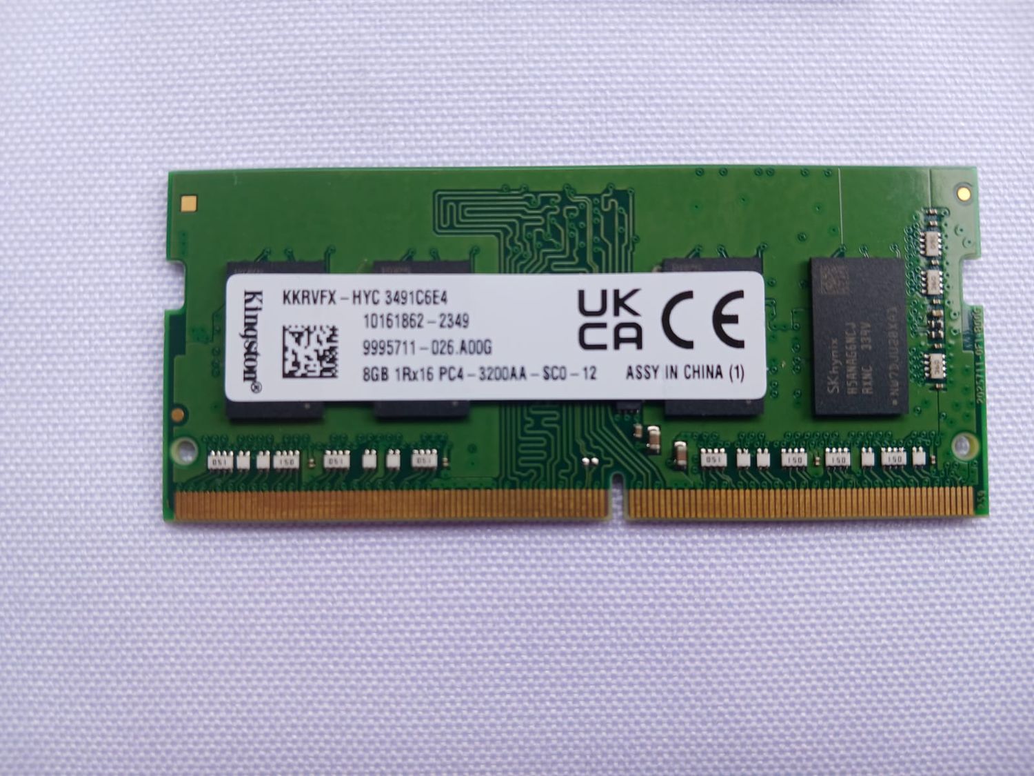 SPECIAL=Notebook ram 8Gb DDR4 3200mhz