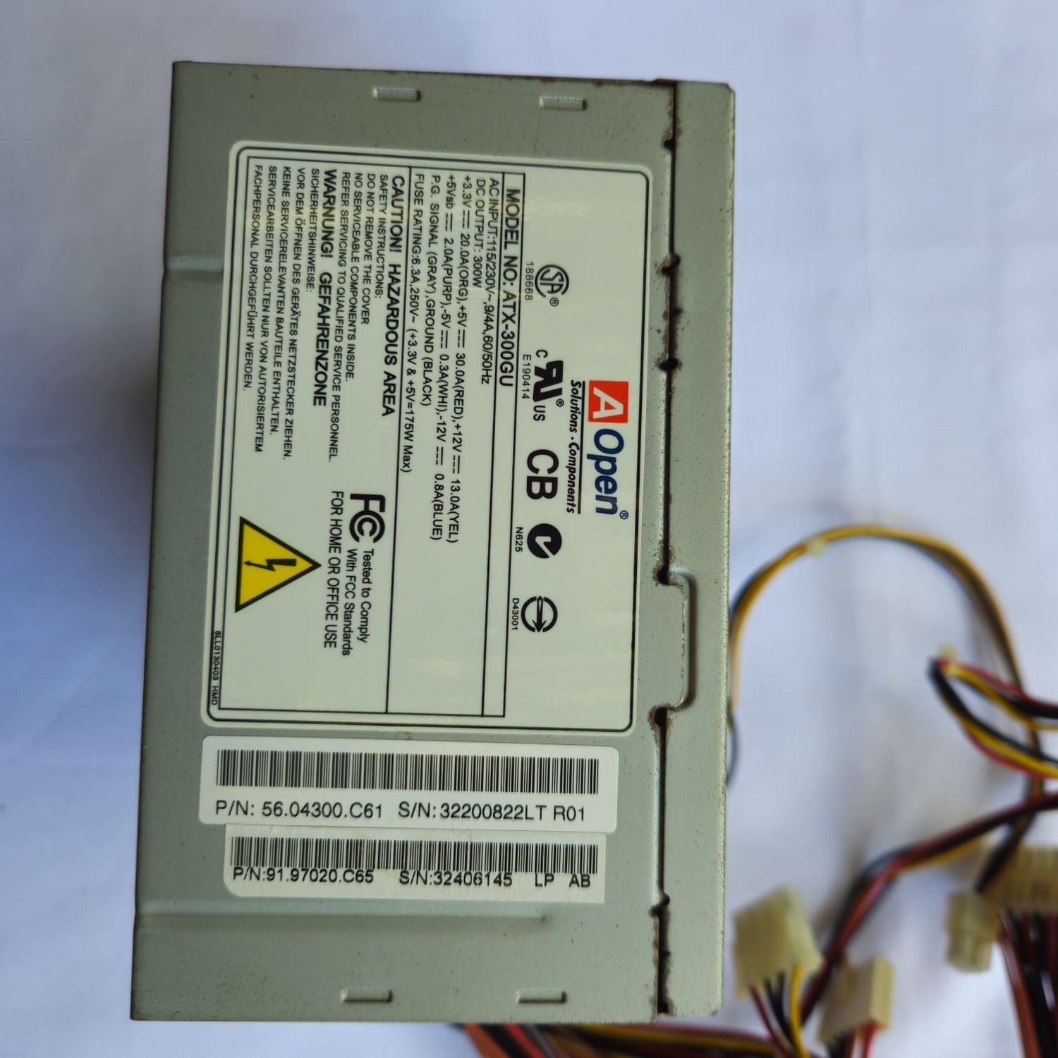 SPECIAL=Aopen 300W pc power supply