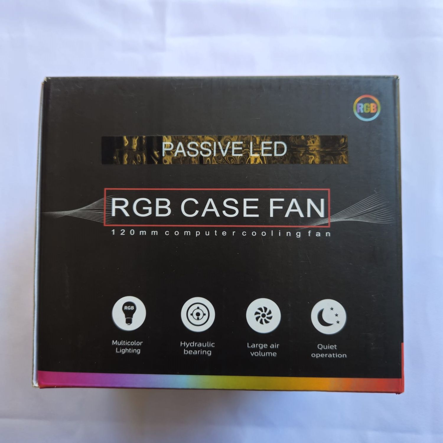 SPECIAL=Box of x4 120mm Passive LED case fan