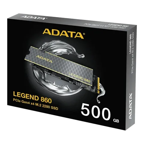ADATA LEGEND 860 500GB PCIe Gen4 x4 M.2 2280 Solid State Drive