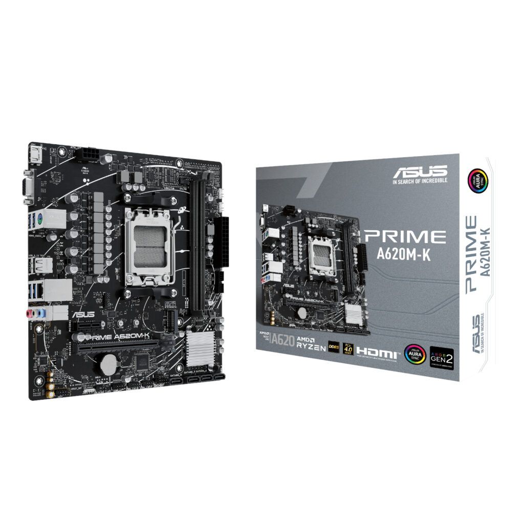 ASUS Prime A620M-K AM5 DDR5 M-ATX Motherboard