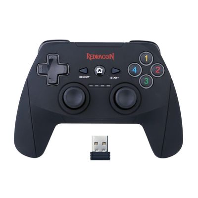 Redragon HARROW Wireless X/D-input(Digital/Analog) PC Controller – Black