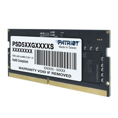 Patriot Signature Line DDR5 8GB 4800MHz Single Rank SODIMM Notebook Memory