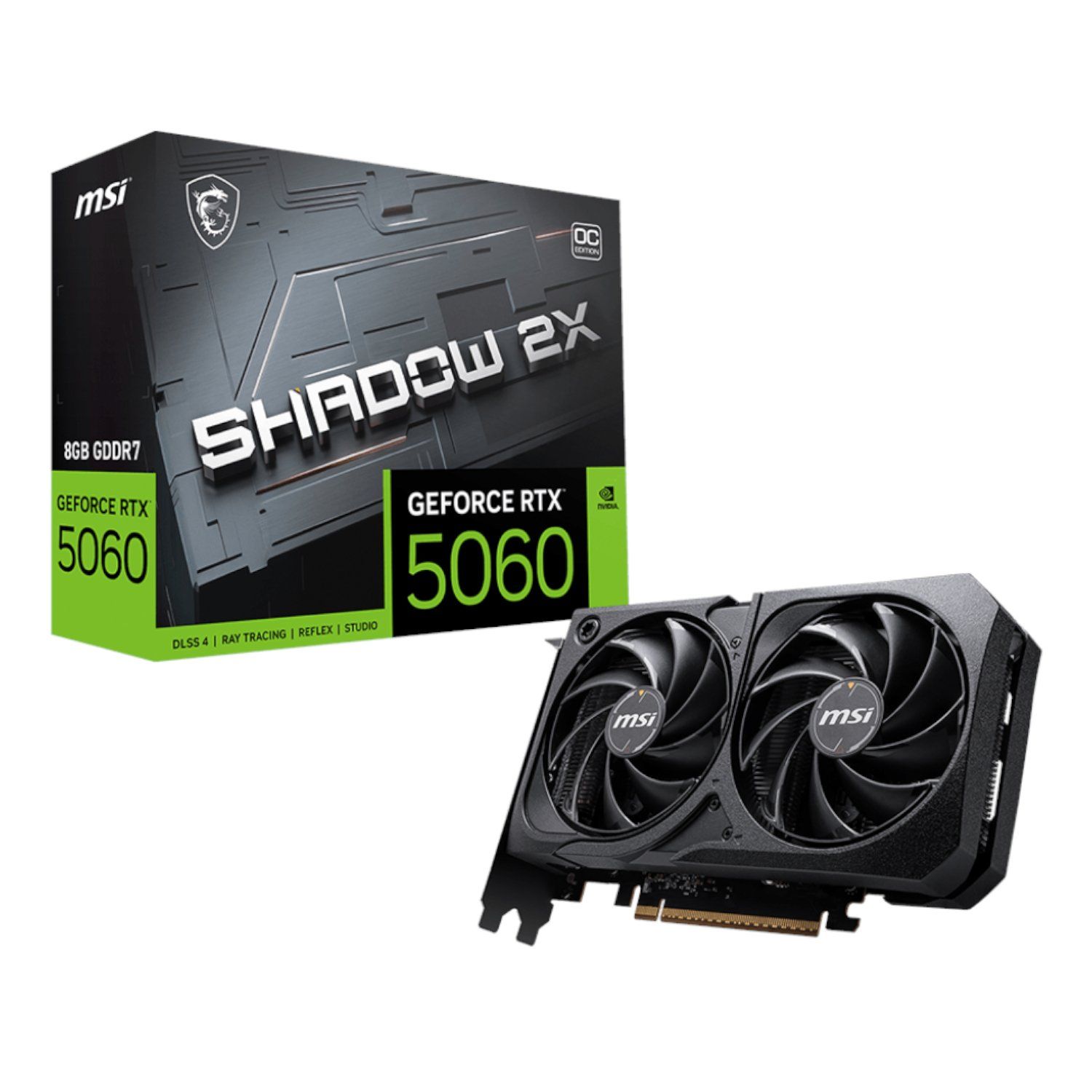 Asus Nvidia GeForce RTX 5050 Dual OC 8GB GDDR6 Graphics Card