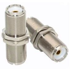UHF Female to Female Bulkhead Adapter