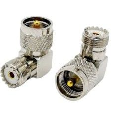 UHF Male to UHF Female Bend