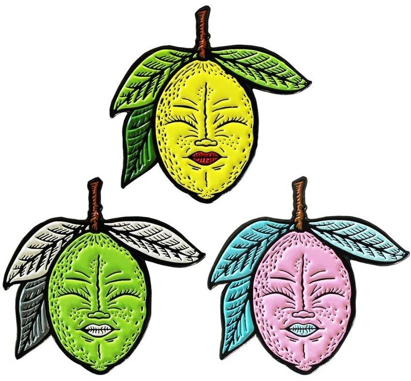 Lemony Pin (Soft Enamel) by Creamlab
