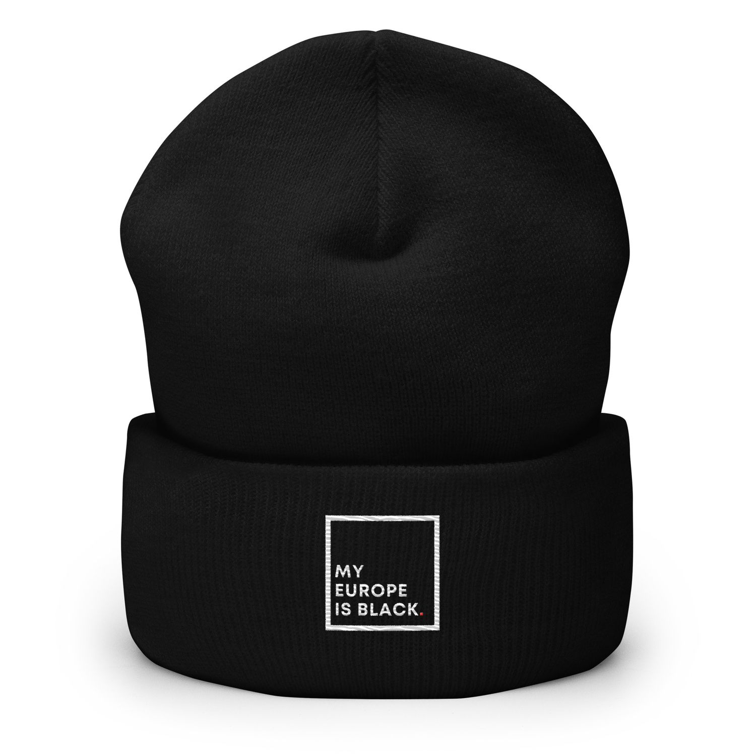 Cuffed Beanie in Black