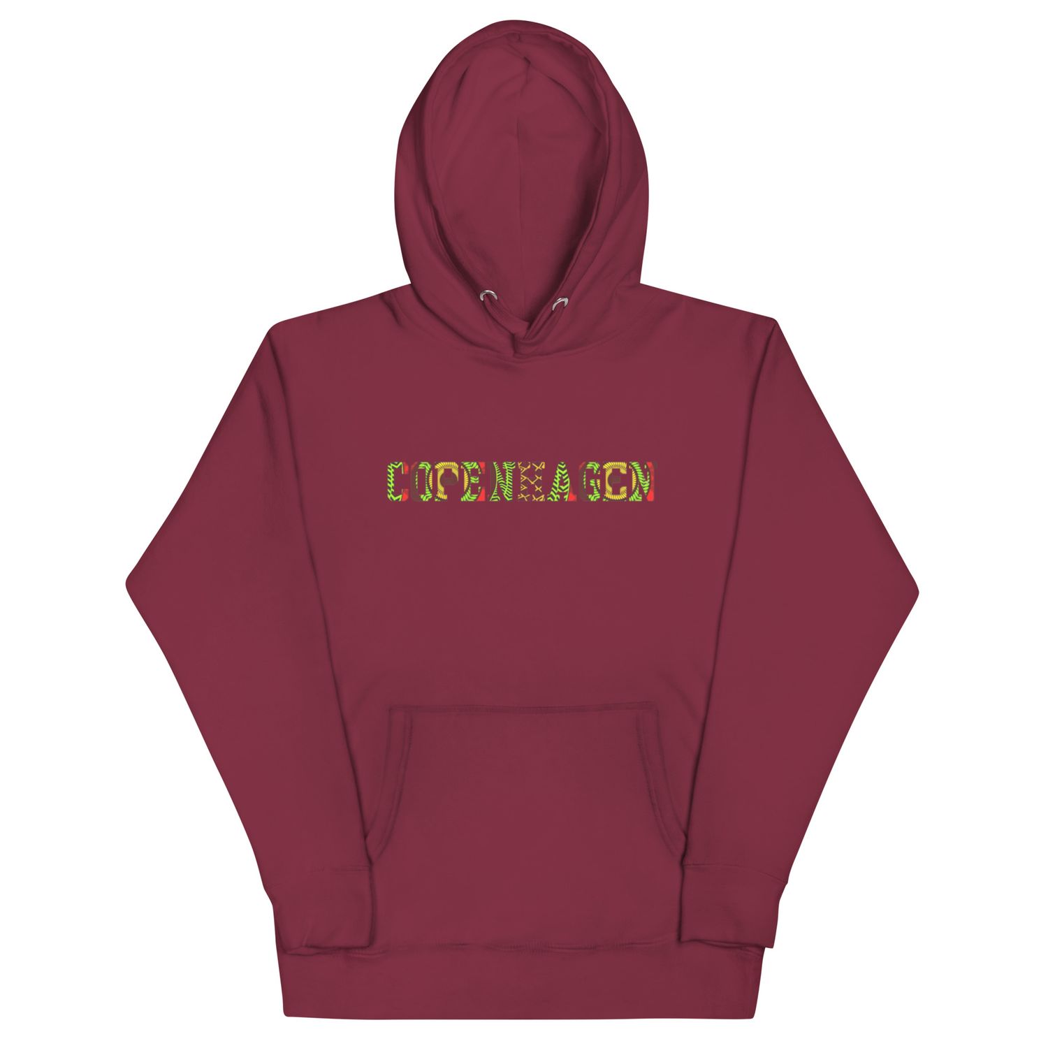 Copenhagen Hoodie in Burgundy