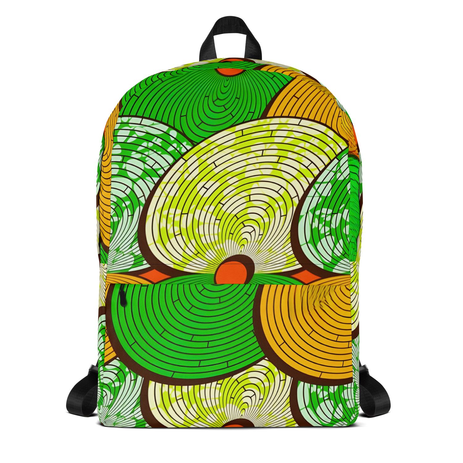 My Europe is Black Backpack in Green